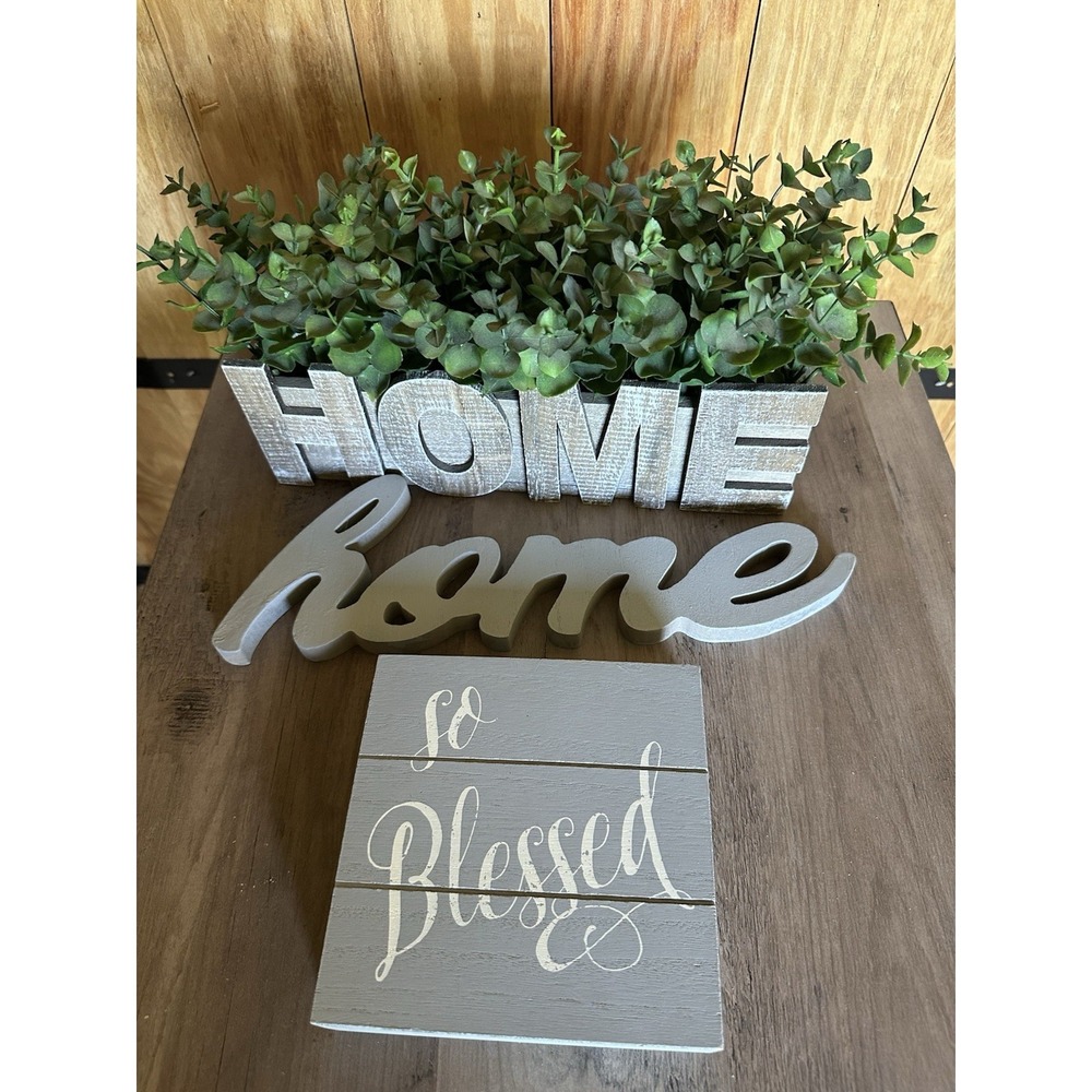 Lot Of 3 Home Decor Items